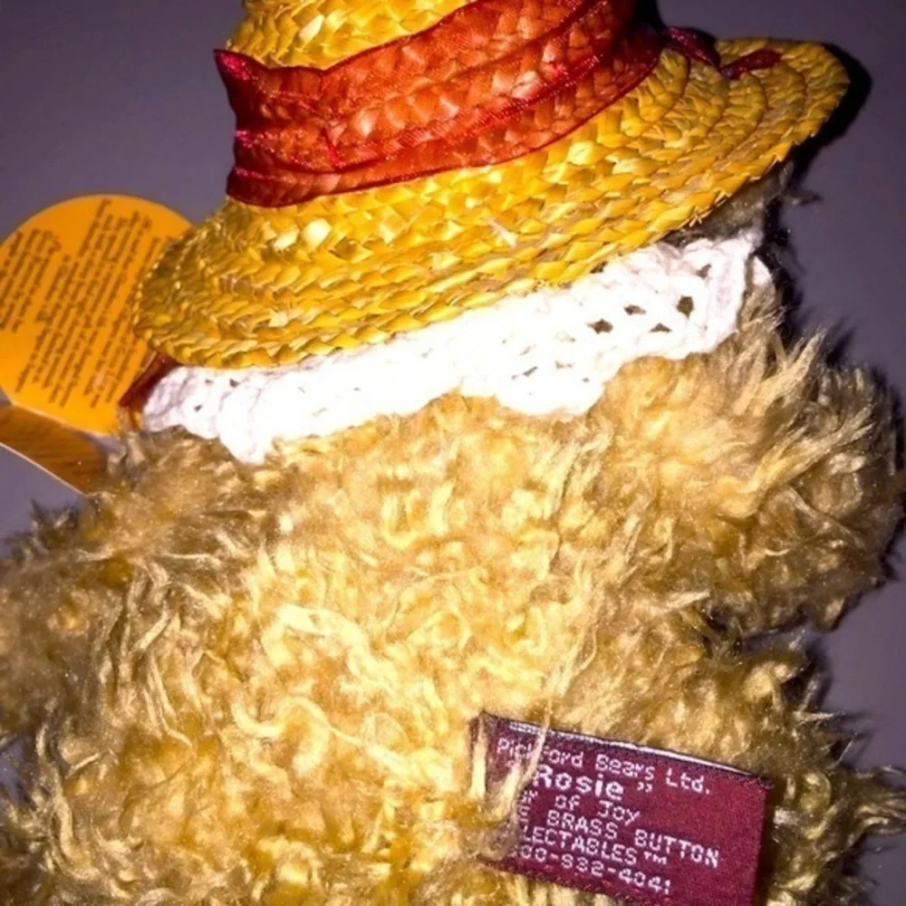 NWT Brass Button Collectables Bear ROSIE‎